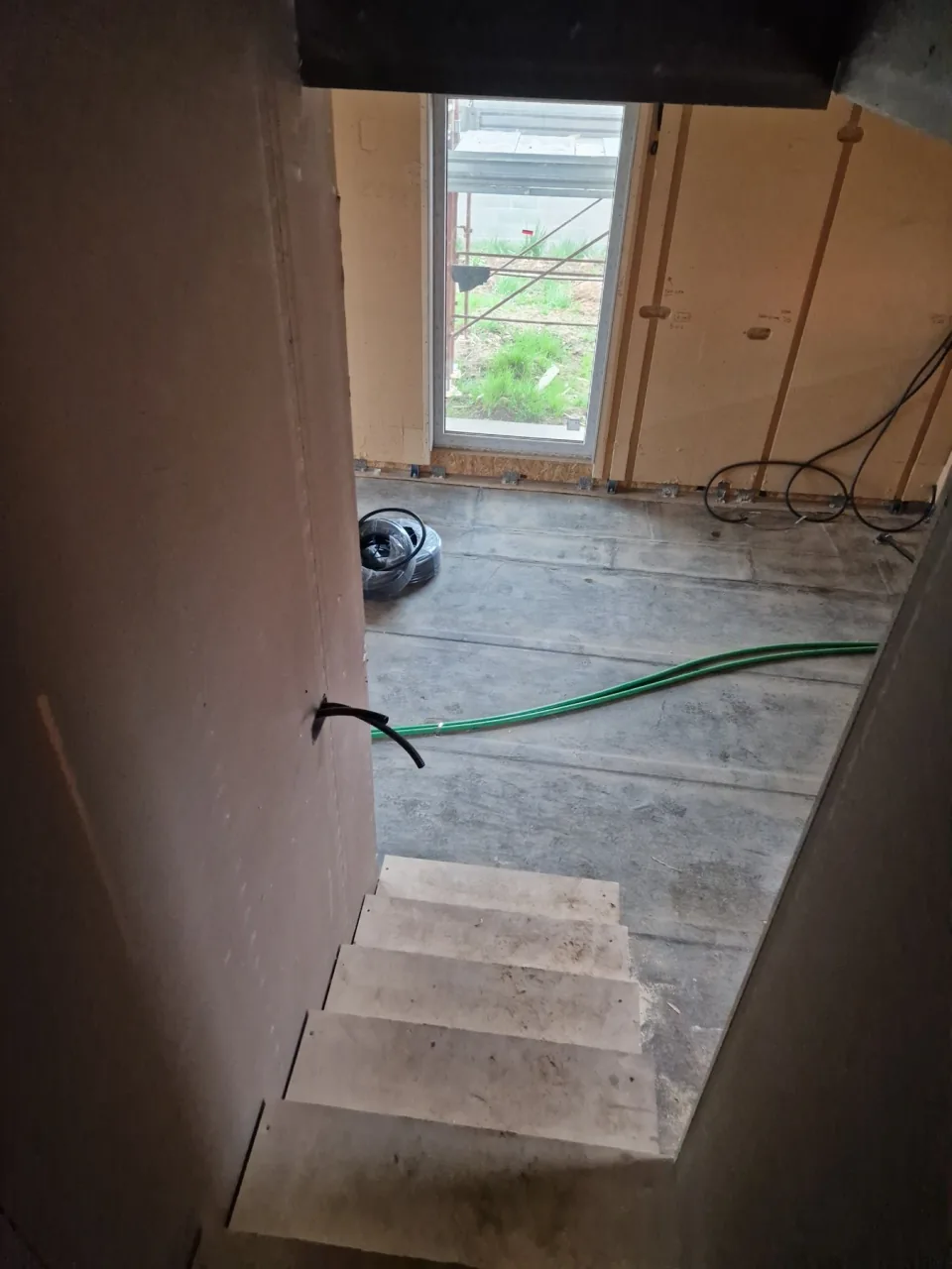 Foto reale scattata in cantiere durante i lavori