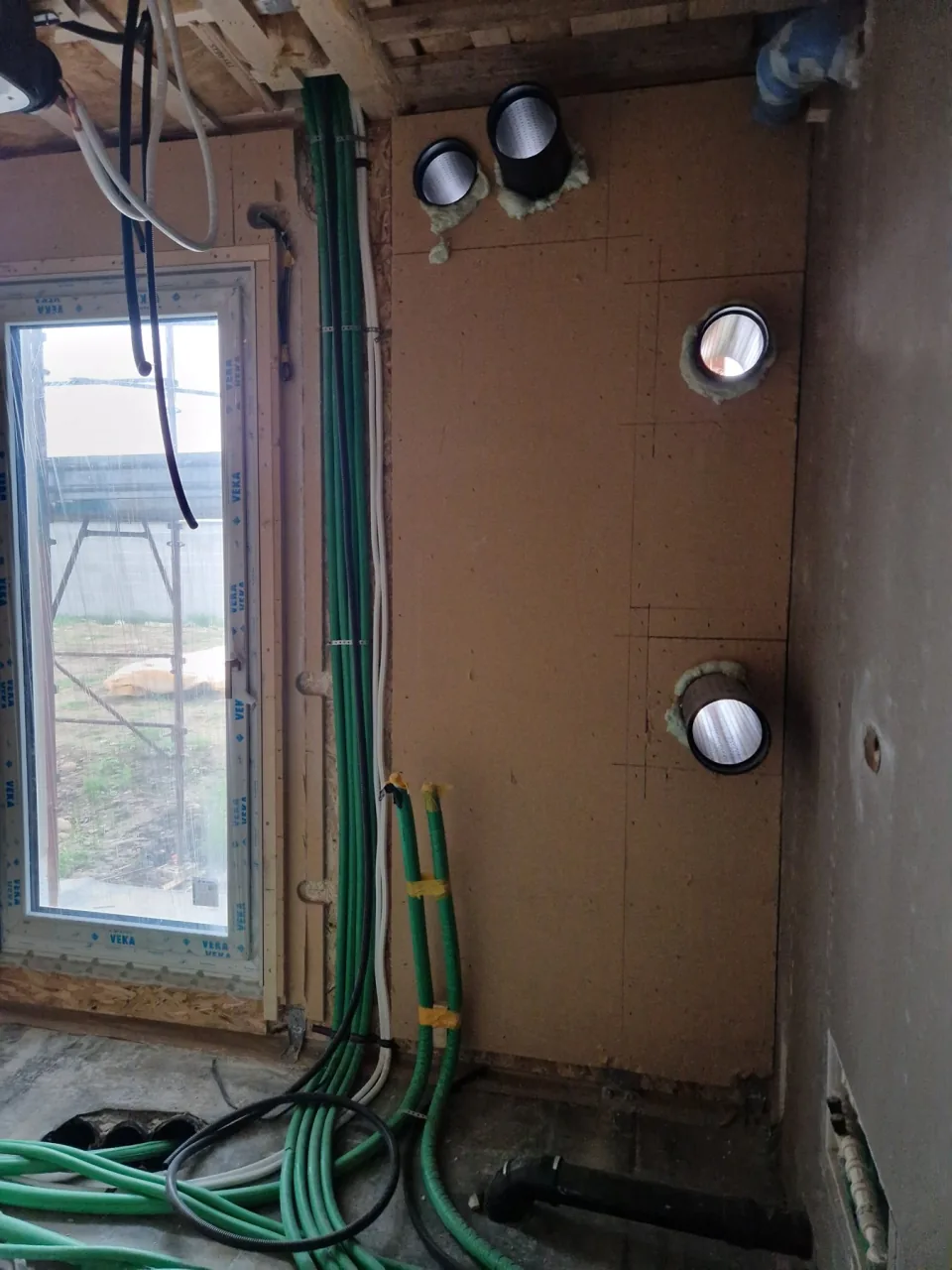 Foto reale scattata in cantiere durante i lavori