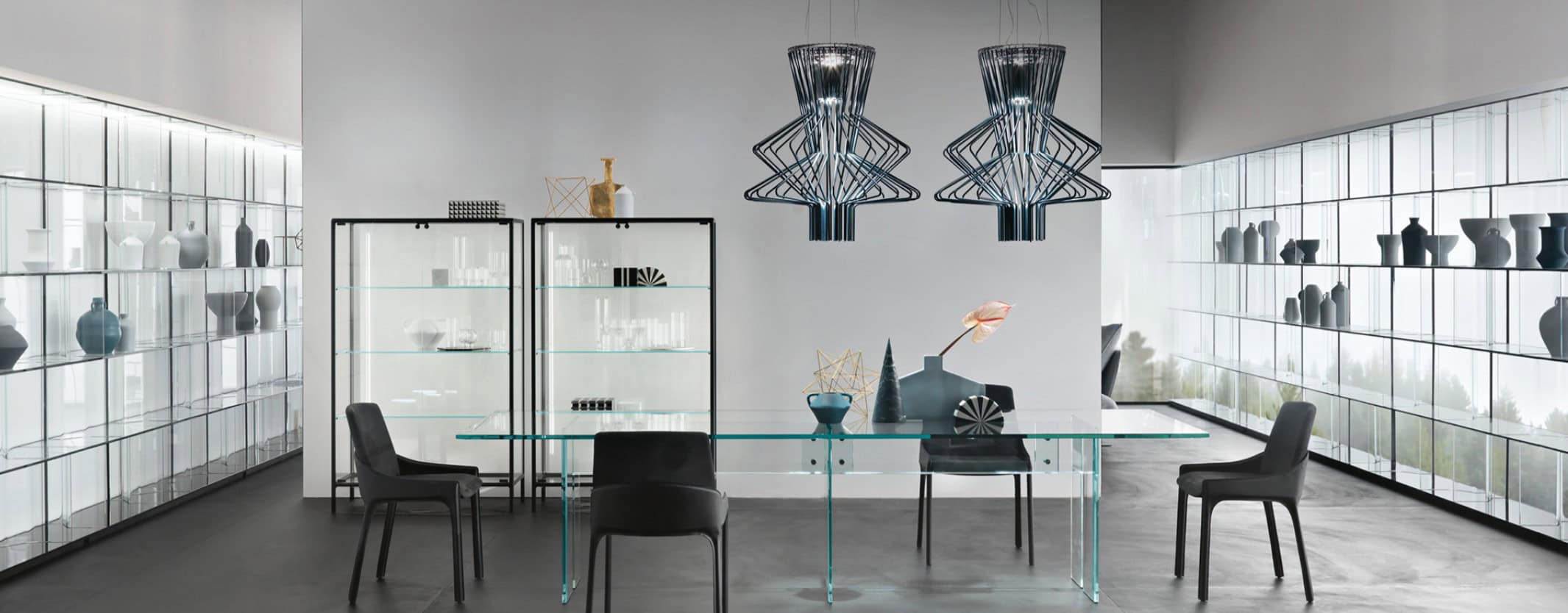 FIAM Italia — Arredo in vetro curvato, rivenditore ufficiale Mariani Design Milano