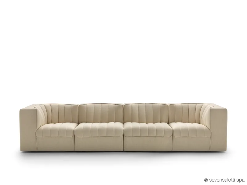 Divano 9000 Arflex lineare, avorio