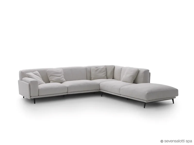 Composizione angolare Frame Arflex, grigio chiaro