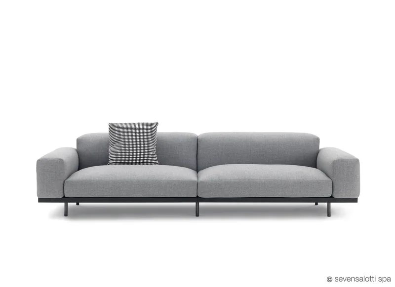 Divano Naviglio Arflex, grigio chiaro